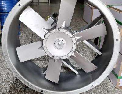 China Drying Room Aluminum Impeller Blades Hanging Wood Drying Kiln Fan Installation Axial Type AC for sale