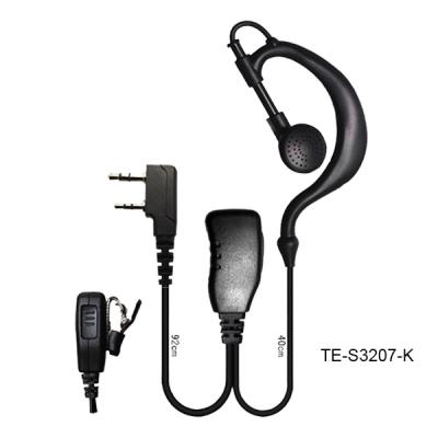 China Ear Hook Walkie Talkie Earpiece With MIC For Two Way Radio Headset For K Portable Radio Earpiece For TYT Walkie Talkie Earpiece for sale