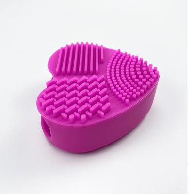 China Thick Heart Shaped Parts Silicone Mold Customized Industry Silicone Beauty Apparatus Parts Making Manufacturer for sale