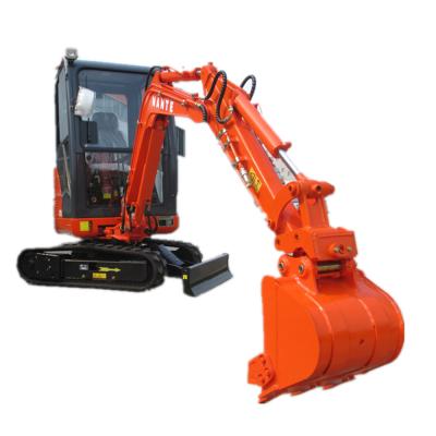 China Hot Sale 1.8ton Nante Mini Excavator High Quality With CE Certificate 0.05-0.1 CBM for sale