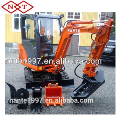 China Chinese Hydraulic Excavator NT18 0.05-0.1 m3 1.8 Ton Crawel Mini Hydraulic Excavator for sale