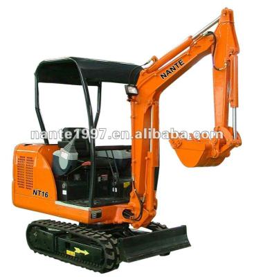 China Kubota or NANTE NT16 Hydraulic Crawler Mini Digger 0.06M3 Chinese Bucket Engine 0.06m3 for sale