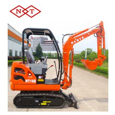 China nante NT16 0.06m3 earth moving machinery for sale