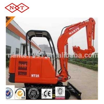 China 2.5 Ton Farm Working Mini Excavator made by Nante NT25 0.07m3 for sale