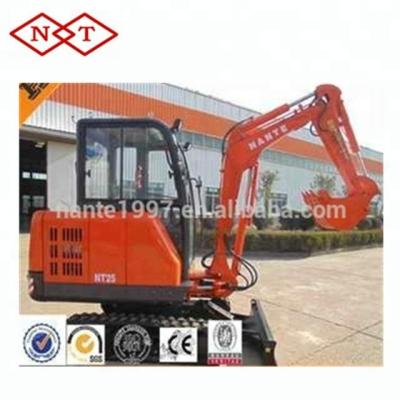 China 2.5Tons Hydraulic Excavator Made by Nante NT25 0.07m3 for sale