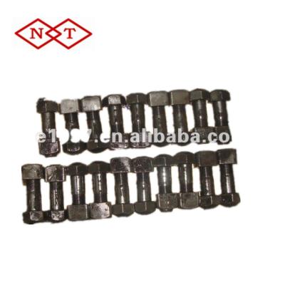 China 40 Cr Track Bolts And Nuts Hex Square Nuts Nuts For Excavator for sale