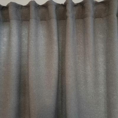 China Blackout Factory New Arrival Luxury USA Polyester Faux Linen Bedding Room Blackout Curtain for sale