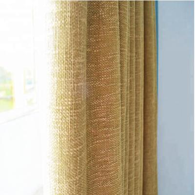 China Blackout New Arrival Luxury Faux Window Blackout Canvas Curtains for sale