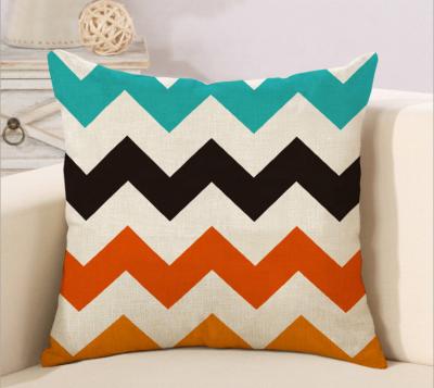 China 2019 New USA Anti-Decubitus Style Geometric Linen Look Print Sofa Cushion for sale