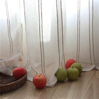 China Shaoxing Sheer Polyester Sheer Cheap Window Curtain for sale