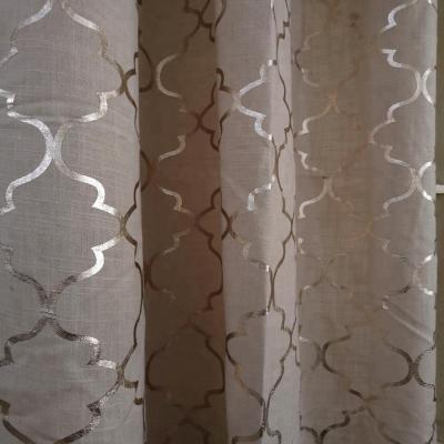 China Blackout New Arrival Polyester Aluminum Living Room Curtain for sale