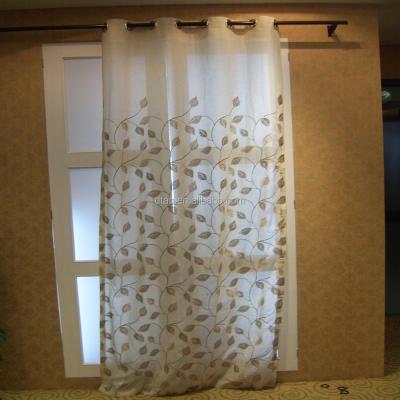 China Hot Selling Good Quality Sheer Embroidered Sheer Linen Curtain for sale