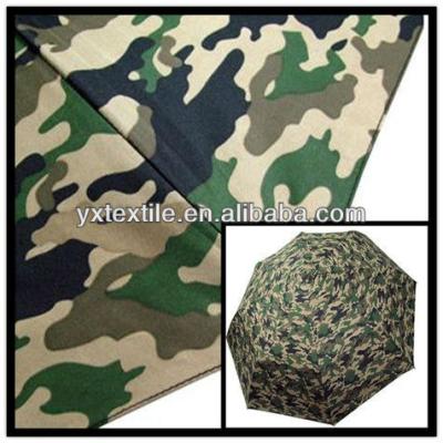 China China Hangzhou Waterproof Factory Hunting Camouflage Taffeta Umbrella Fabric for sale