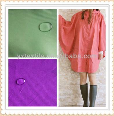 China Waterproof 210T Polyester Taffeta Raincoat Fabric for sale