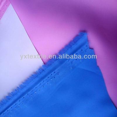 China Factory price 210T polyester taffeta raincoat waterproof fabric for raincoat for sale