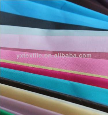 China Multicolor Specification 170T 190T 210T Polyester Taffeta Low Price Waterproof Lining Fabric for sale