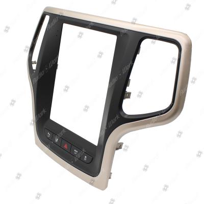 China 9.7 INCH Panel View CD DVD Audio Car Radio Frame Lemorton Android Octa Core Car Radio Fascias Fascias For JEEP 2014 CHEROKEE for sale