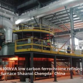 China 6300kVA Low Carbon Ferrochrome Refining Furnace（New） for sale