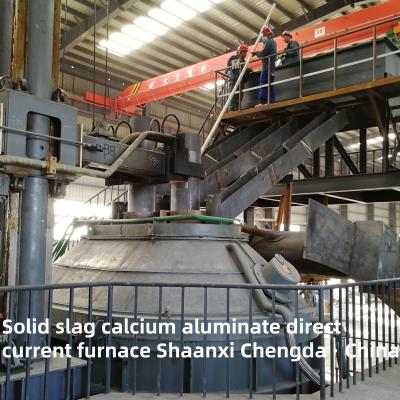 China Electric Solid Slag Calcium Aluminate DC Furnace With Enhanced Cooling And Forward Discharge for sale