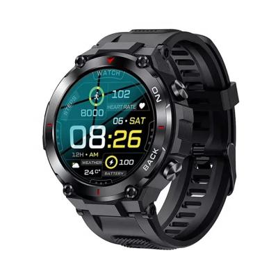 China Touch Screen 1.32 Inch Round Screen K37 GPS Smart Watch Long Standby 480Mah Outdoor Sport Fitness Smart Watches for sale