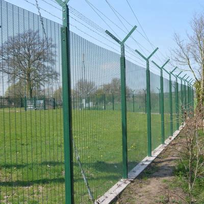 China Easily Assembled Powder Coated Anti Climb Metal Wire Prison Mesh 358 Security Fence High Security for sale