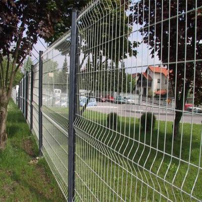 China Eco Friendly Fence Easily Assembled Designs 3D PVC Coated Curved Welded Wire Mesh Fence For Sale for sale