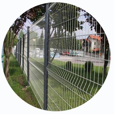 China Easily Assembled High Quality Galvanized Steel Metal PVC Coated Curved 3d v Garden Bending Truss Welded Wire Mesh Panel Fencing for sale