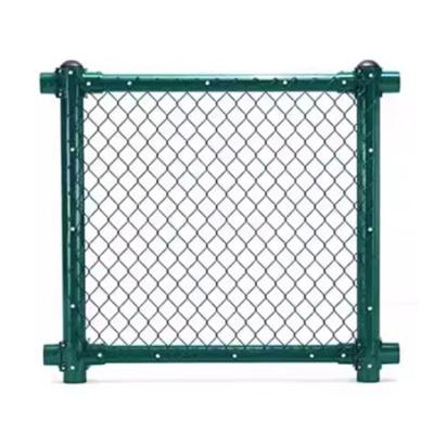 China High Quality Easily Assembled Industry Chain Link Fence PVC Coated Wire Mesh Fencing Panels For Sale for sale