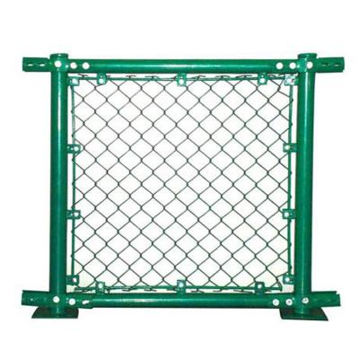 China Easily Assembled Chain Link Fence Galvanized Diamond Hole Cyclone Wire Mesh Design Galvanized Chain Link Fence Wire Mesh Rolls for sale