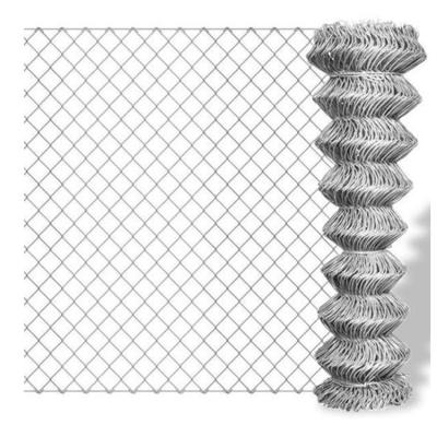 China Easily Assembled Hot Sale PVC Coated Diamond Wire Mesh And Galvanized Diamond Wire Mesh Chain Link Fence for sale