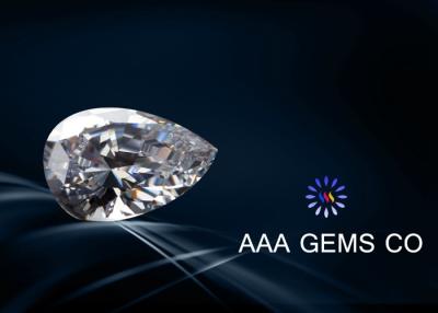 Китай Форма вырезывания груши Moissanite диаманта ужина OEM/ODM белая продается