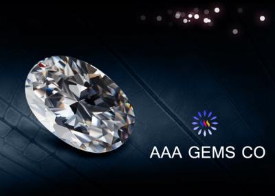 China Abendessen weiße klassische ovale lose Steine Moissanite 1ct Moissanite zu verkaufen