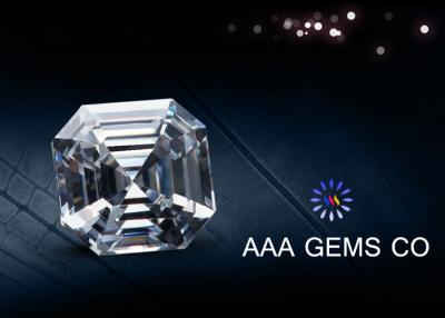 Κίνα Για πάντα λαμπρή άχρωμη περικοπή Moissanite Asscher οκτώ βέλη οκτώ καρδιές προς πώληση