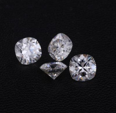 China Loose Moissanite / Diamond Moissanite Super Brilliant Cushion Shape 6.5mm VVS Clarity for sale