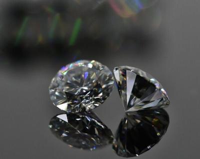 Cina colore sintetico di forma rotonda DEF del diamante di 3ct 9mm Moissanite per gioielli fini in vendita