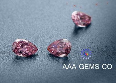 Cina Chiarezza operata di colore 6*8mm VVS di rosa di forma della pera di Moissanite di forma in vendita