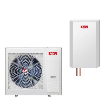 China 8kw 15kw 18kw 24kw 30kw R410A air to water split heat pump inverter from EU standard outdoor evi with ERP ce for sale