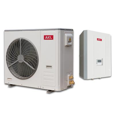 China AKL Outdoor Heat Pump COP DC Inverter EVI High Air Water Heat Pumps R32 GAS for sale