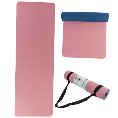 China 68cm Dual Color Customizable Eco-Friendly Yoga Mat Eco Gym for sale