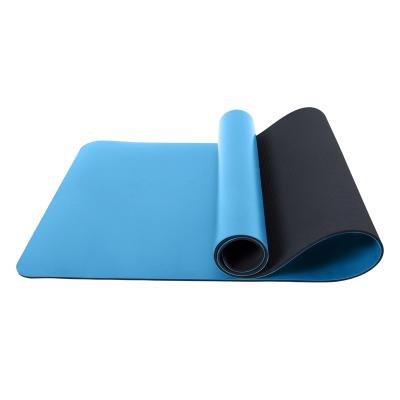 China Yoga Mat Anti Slip Sport Fitnes , PU Yoga Tapete 6mm Yoga Tape Tape for sale