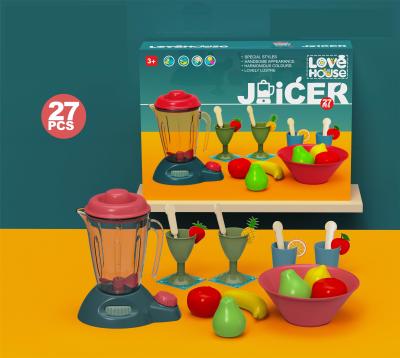 China Preschool Kids Playset Toys Juego De Cocina Blender Toy For Girls Kitchen Toys Girls Sets Pretend Juice Maker Toy for sale