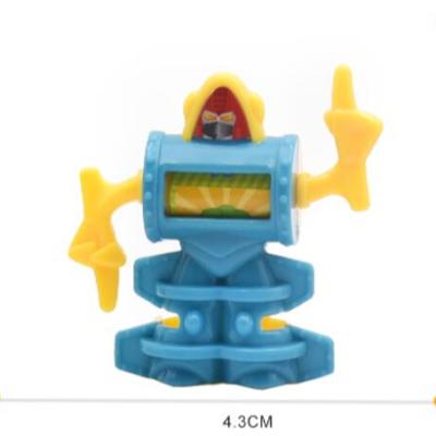 China Eco-friengly boxing robots puzzle self assembly finger guess game diy toy for kid small plastic capsule toy for sale