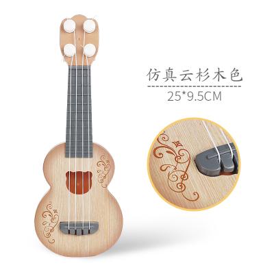 China Toy Factory Direct Selling Color Ukulele Musical Musical Instrument Wooden Children Little Colorful Guitar Ukulele for sale