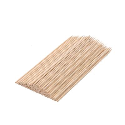 China Hot Selling Wholesale Disposable Custom Natural Bamboo Skewers Heat Resistance BBQ Spits Tools for sale