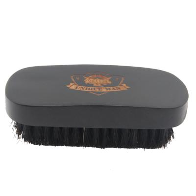 China Wholesale Black Boar Smooth Stiffen Wooden Beard Brush Beard Brush for sale