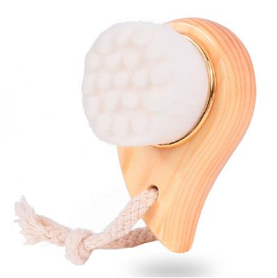 China Eco-friendly custom wooden handle face brand fq wash cleaning brush for sale