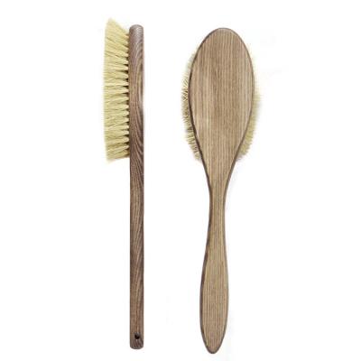 China Long handle fq private label sisal bristle bath wooden body brush wooden brush manufacturers for skin for sale