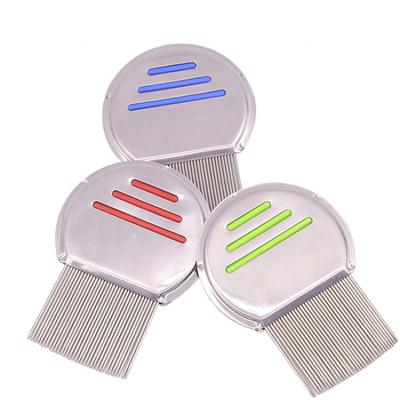 China RTS Amazon Stored Hot Sale Stainless Steel Grooming Flea Comb Pet Fur Hair Remover for sale