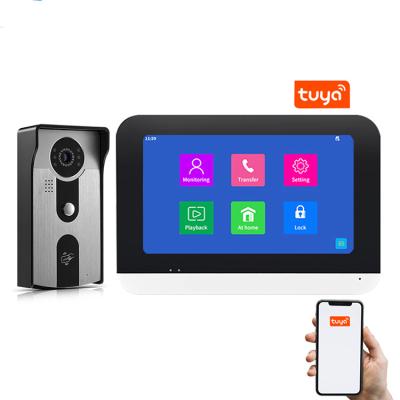 China Leave a message Wholesale Tuya Smartlife Wireless Wifi Home Video Doorbell Camera Door Phone Intercom System for sale