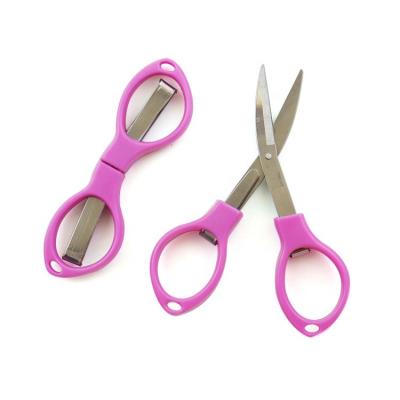 China Portable Folding Folding Retractable Folding Mini Folding Travel Scissors With pp Hadnle Stainless Steel Folding Home Small for sale